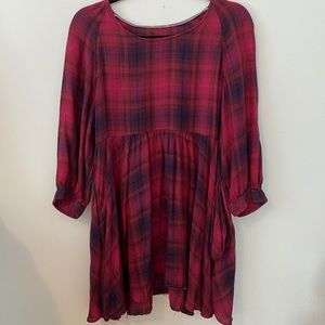 Urban Outfitters flannel looking dress